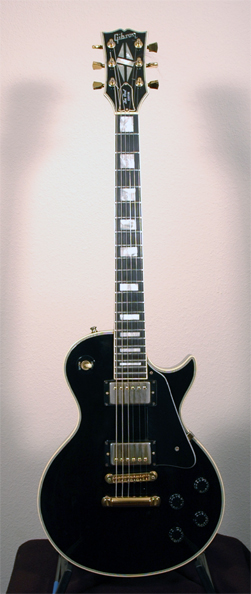 les paul guitar black. Les Paul Custom “Black